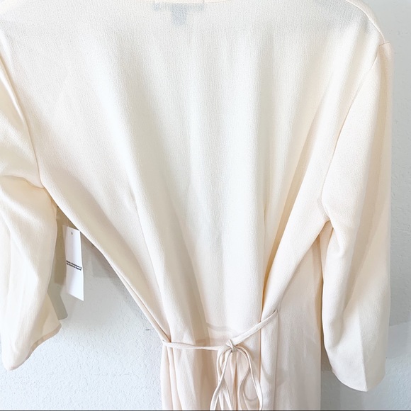 American Apparel Juliard Wrap Maxi Dress With Slit - Picture 7 of 8